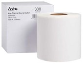 ICON THERMAL COURIER LABEL PERFORATED 100X174MM 330 LABELS