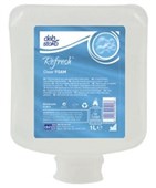 DEB REFRESH CLEAR FOAM PERFUME  DYE FREE 1 LITRE CARTRIDGE