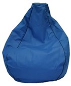 PREMIUM CANVAS BEAN BAG BLUE FILLED WITH 200L OF BEANS