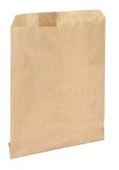FLAT PAPER BAG NO1 W140 X H180MM BROWN PACK 1000