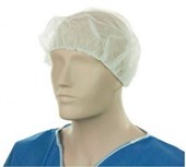 MPH POLYPROPYLENE BOUFFANT HATS WHITE 610MM 12GSM BOX  600