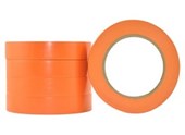 ORANGE EXTERIOR GRADE PVC RUBBER MASKING TAPE 18MM X 50M