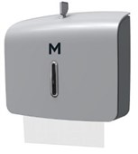 MINI SLIMFOLD TOWEL DISPENSER SILVER 300 SHEET MPH