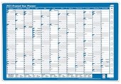 SASCO FRAMED PLANNER YEARLY 700 X 500MM 2023