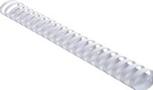BINDING COMBS PLASTIC 51 MM 2 21 RING WHITE BOX  50
