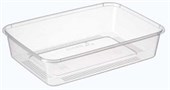 FOODTRAY CLEAR RECTANGULAR 500ML PACK  50 10 PACKS  CARTON