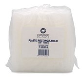 LID PLASTIC RECTANGLE PP MICROWAVE CONTAINER 5001000ML PACK  50