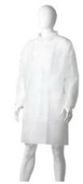 MPH POLYPROPYLENE LABORATORY COAT WHITE 2XL 45GSM BOX  25