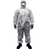 SMS WHITE COVERALL POLYPROPYLENE 4XLARGE SELFGARD