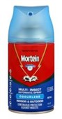 MORTEIN INDOOR  OUTDOOR ODOURLESS MULTI INSECT AUTOMATIC SPRAY REFILL 154G