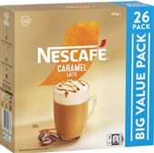 NESCAFE COFFEE SACHETS CARAMEL 26 PACK