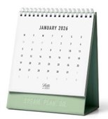 LETTS OF LONDON DESK CALENDAR CONSCIOUS 150X180MM SAGE 2026