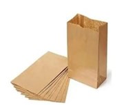 EMPEROR BLOCK BOTTOM PAPER BAG HD 5  205MM X 125MM X 445MM PACK  200