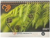 RICHMOND OPD DESK CALENDAR FLIP OVER W210 X L150MM WIRO BOUND ODD YEAR