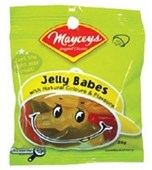 LOLLIES SMILEY JELLY BABES 24 BAGS  BOX MAYCEYS