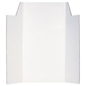 PRESENTATION BOARD SCIENCE DISPLAY WHITE 1020MM WIDE X 875MM HIGH WARWICK