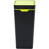 RUBBISH BIN METHOD SYSTEM  TOUCH LID 60L OPEN  GREEN ORGANICS KB060CLGRNORG