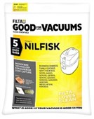 FILTA NILFISK GD VP SERIES SMS MULTI LAYERED VACUUM CLEANER BAGS 5 PACK C011