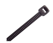 NYLON CABLE TIE 200 X 48MM UV BLACK PACK  100 ECCO