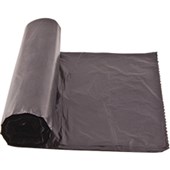 HARVEYS RUBBISH BAG 25MU W340 X D290 X L900MM BLACK PACK 30