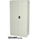 OPD STATIONERY CUPBOARD 3 SHELVES W900 X D500 X H1800MM STONE GREY