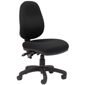 KNIGHT EVO3 OFFICE CHAIR HIGHBACK 3LEVER BREATHE FABRIC BLACK