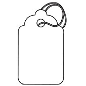 AVERY 993624 MERCHANDISE TAGS SIZE 24H 37 X 23MM WHITE BOX 1000
