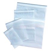 MINIGRIP PLASTIC BAG RESEALABLE 70MU W130 X L155MM CLEAR PACK 50