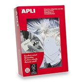 APLI STRUNG TICKETS 28 X 43MM WHITE BOX 500