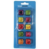 GLASSBOARD MAGNET SUPER STRONG FRUIT ASSORTED PACK 10