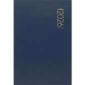 COLLINS DIARY A53 NAVY WEEK TO VIEW EVEN YEAR