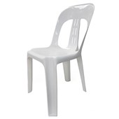 KNIGHT INDE STACKER CHAIR WHITE