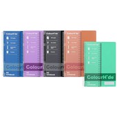 COLOURHIDE NOTEBOOK A5 200 PAGE ASSORTED