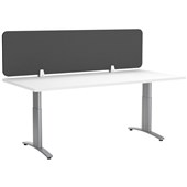 BOYD VISUALS ACOUSTIC DESK SCREEN L1500 X H400MM DARK GREY