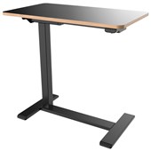 MALMO HEIGHT ADJUSTABLE DESK BLACK TOP