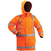 BISON RAINWEAR JACKET 5IN1 COMBO ORANGE 4XL