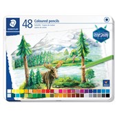 STAEDTLER DESIGN JOURNEY COLOURED PENCILS ASSORTED TIN 48