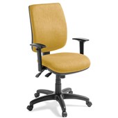 EDEN SPORT 350 OFFICE CHAIR HIGH BACK 3 LEVER WITH ARMS KEYLARGO MARIGOLD