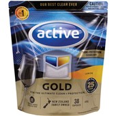 ACTIVE GOLD DISH CAPSULES LEMON PACK 38