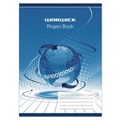 WARWICK PROJECT BOOK W335 X L245MM 20 LEAF BLUE