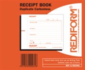 REDIFORM RECEIPT BOOK RRECSML DUPLICATE NO CARBON REQUIRED W130 X L108MM 50 LEAF