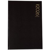 COLLINS DIARY APPOINTMENT A43A BLACK WEEK TO VIEW EVEN YEAR