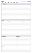 DEBDEN DAYPLANNER PERSONAL EDITION REFILL NONDATED WEEK TO VIEW