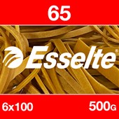ESSELTE SUPERIOR RUBBER BANDS SIZE 65 500G BAG