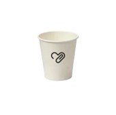 725OZ SINGLE WALL WHITE PE PAPER HEART CUPS 220ML PACK  50