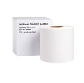THERMAL COURIER LABEL PERFORATED 100 X 174MM 330 LABELS