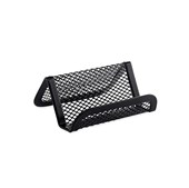 METAL MESH BUSINESS CARD HOLDER BLACK