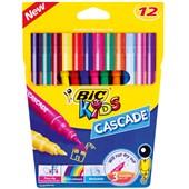 BIC KIDS CASCADE MARKER ASSORTED PACK 12