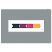 BOYD VISUALS PINBOARD H600 X W900MM GREY