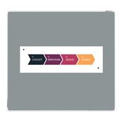 BOYD VISUALS PINBOARD H1200 X W1200MM GREY